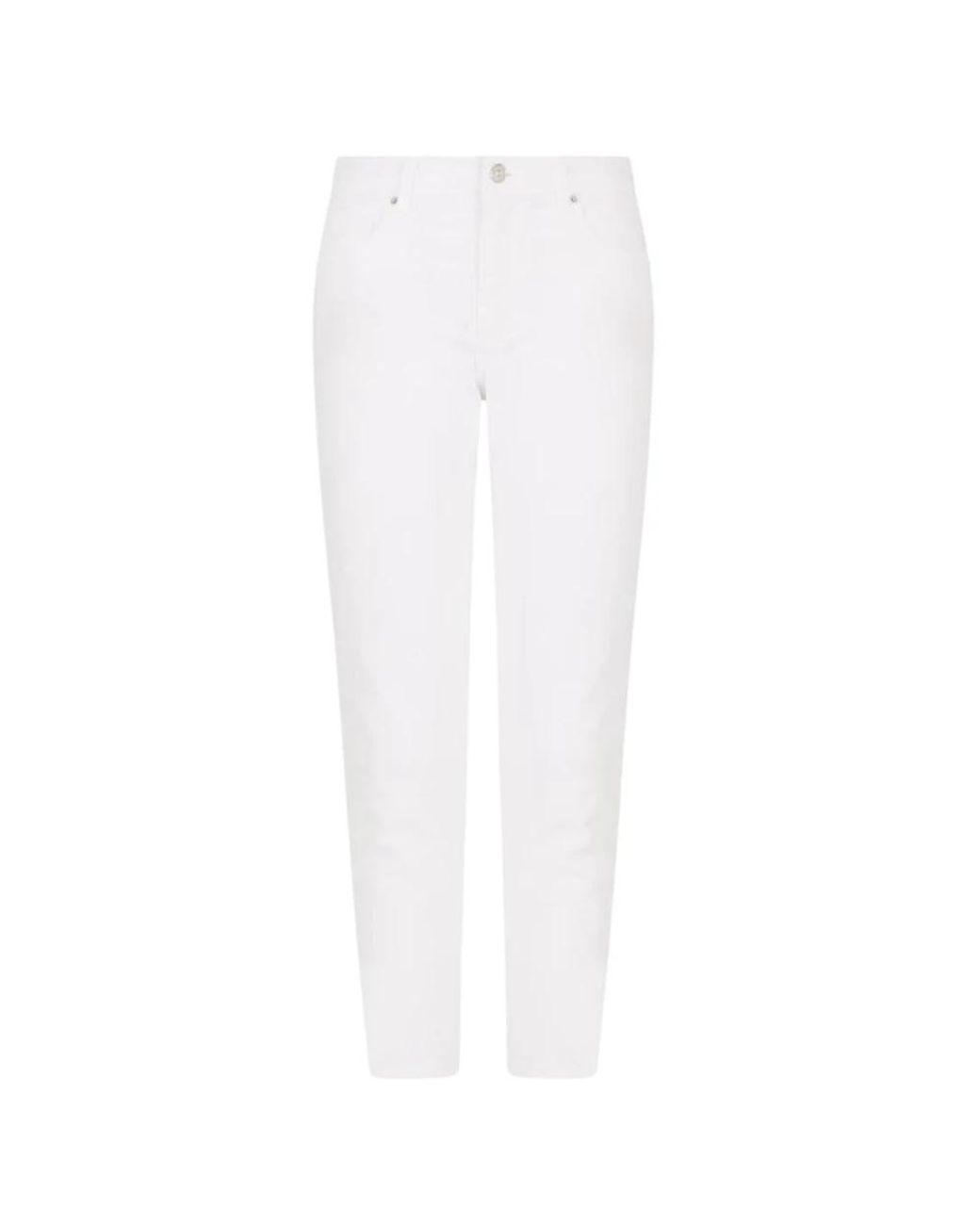ARMANI EXCHANGE White Cropped Jeans
