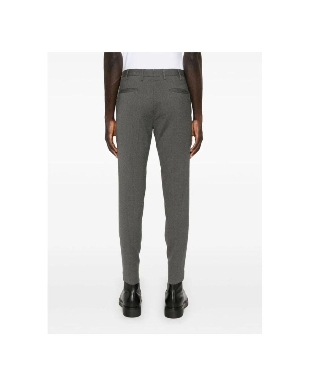 Incotex Gray Suit Trousers for men