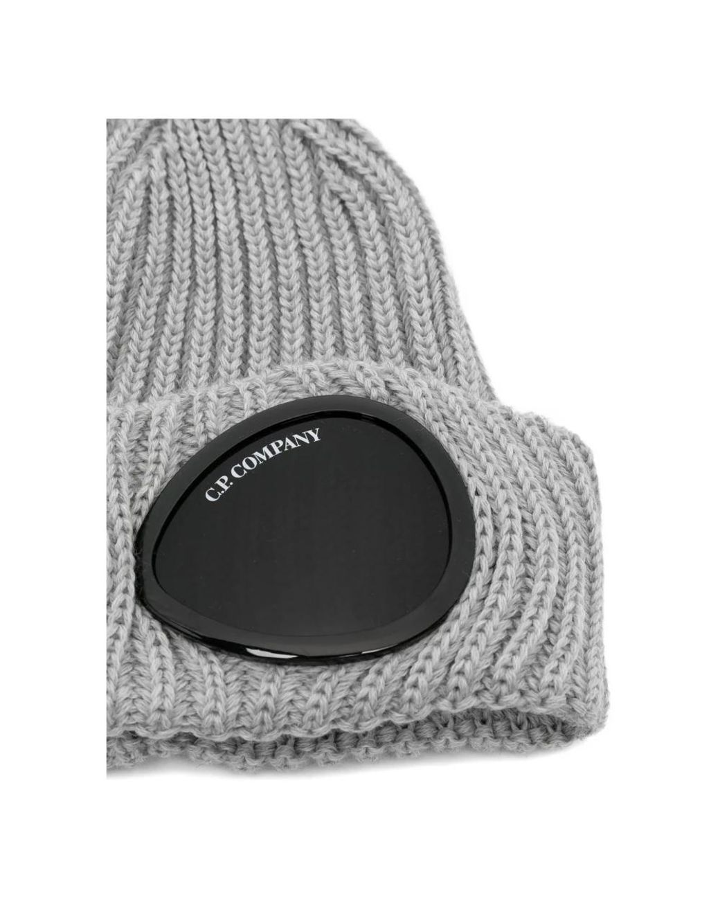 C P Company Gray Beanies for men