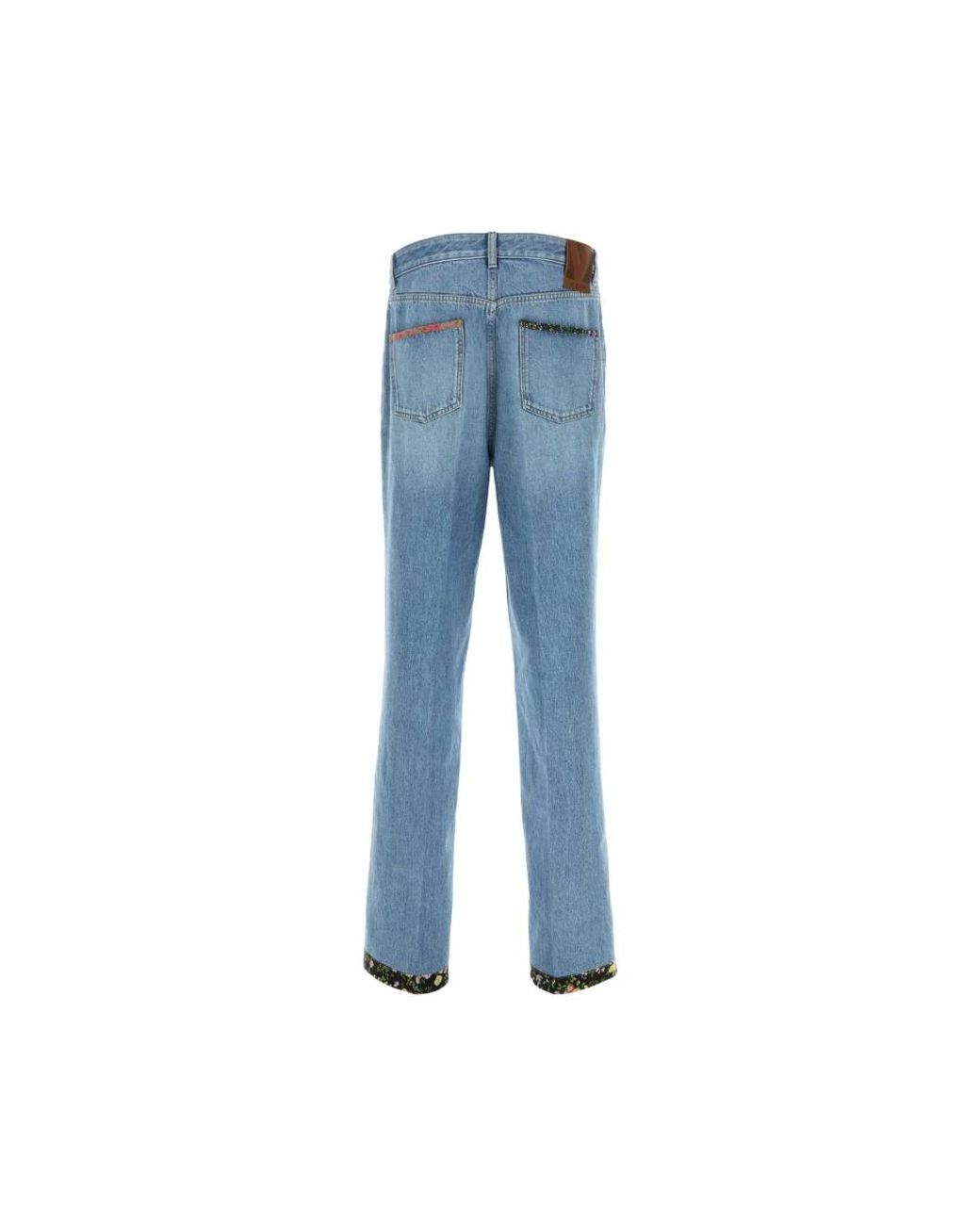 Valentino Garavani Blue Straight Jeans for men