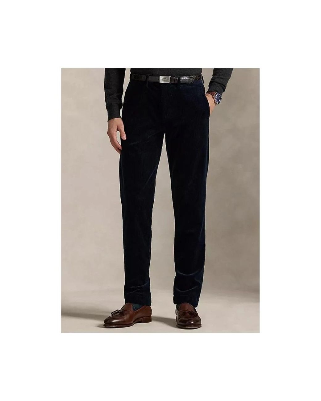 Polo Ralph Lauren Blue Straight Trousers for men