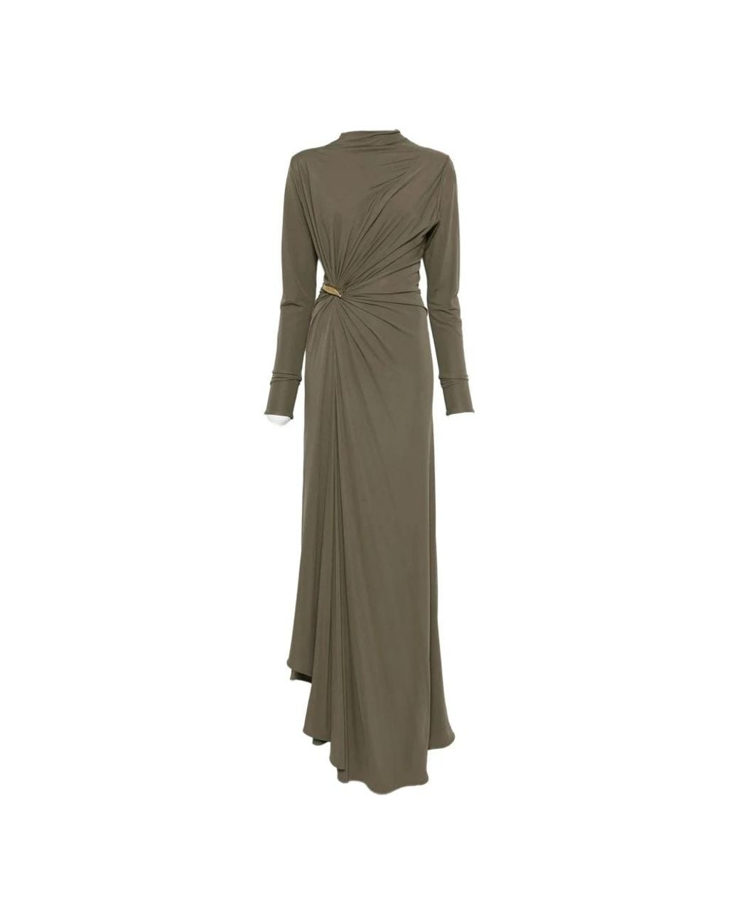 Bottega Veneta Green Gowns