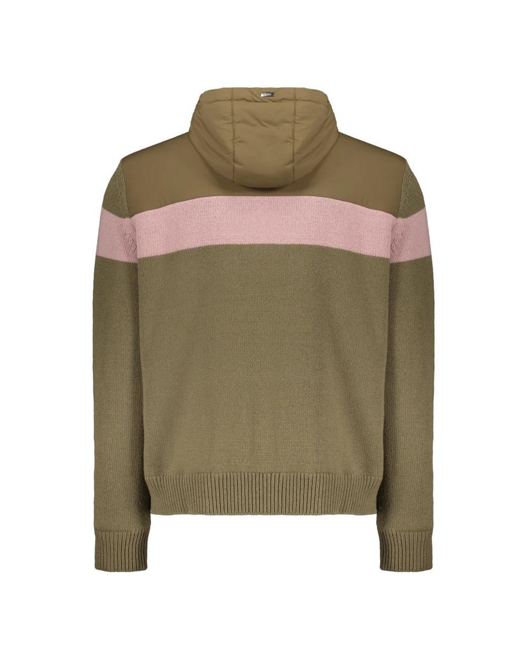 Herno Truien & Vesten ,Groen ,Wol Resort Bomber Jacket in het Green voor heren