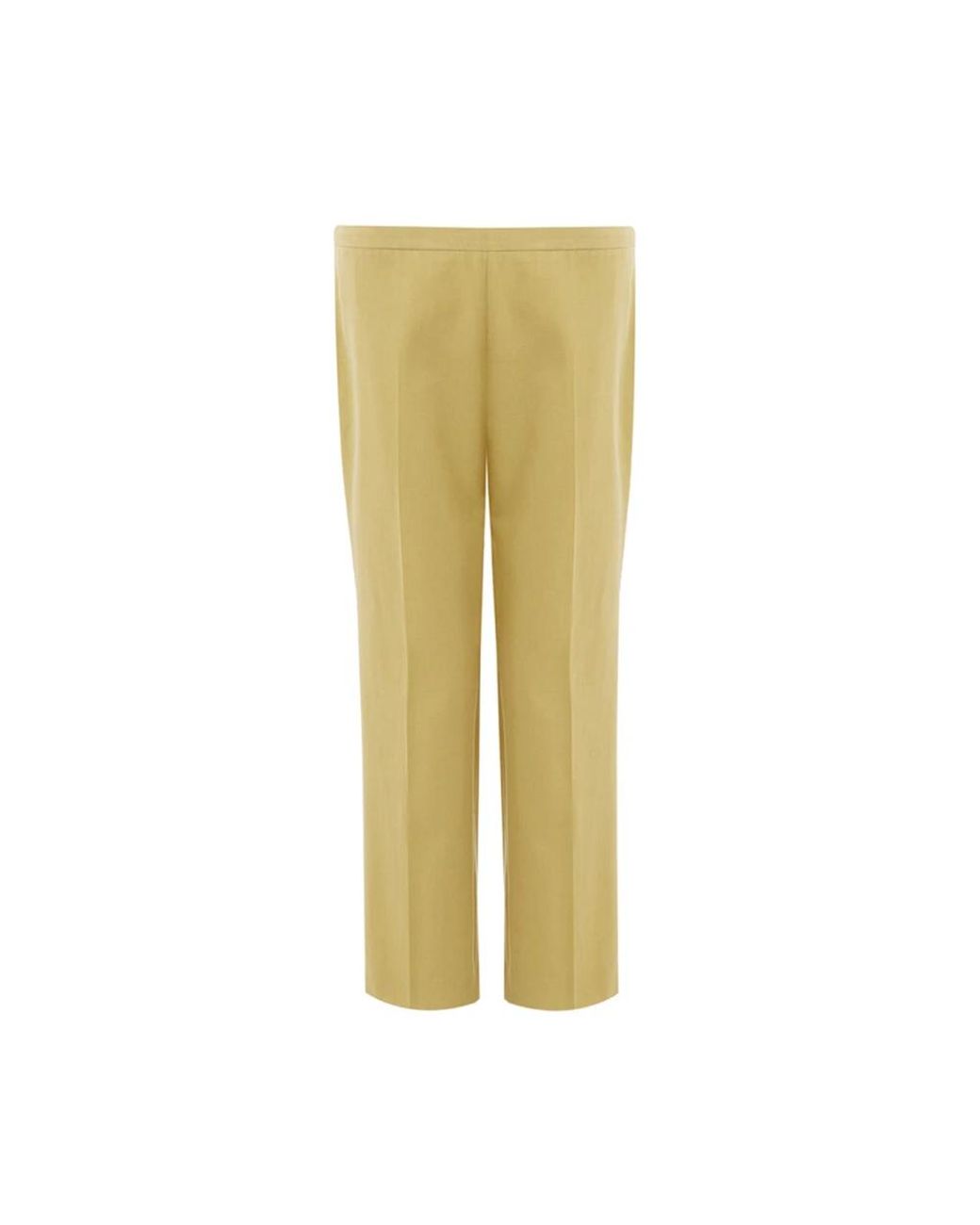 Lardini Yellow Straight Trousers