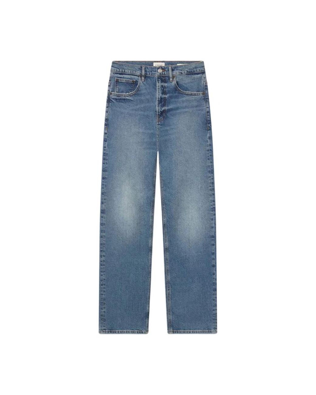 FRAME Blue Straight Jeans for men
