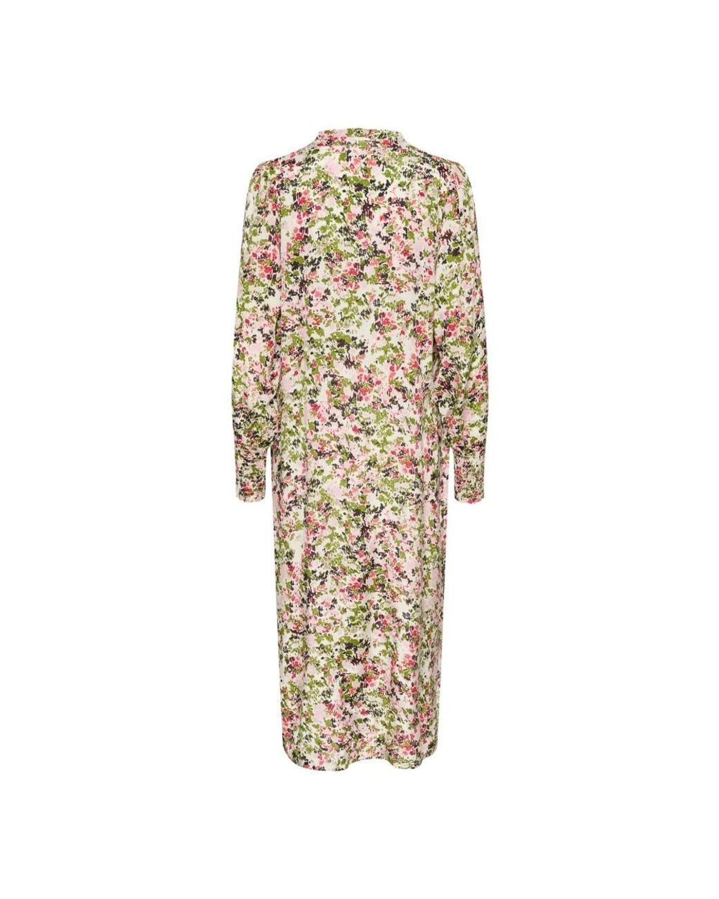 Midi Dresses Kaffe de color Natural