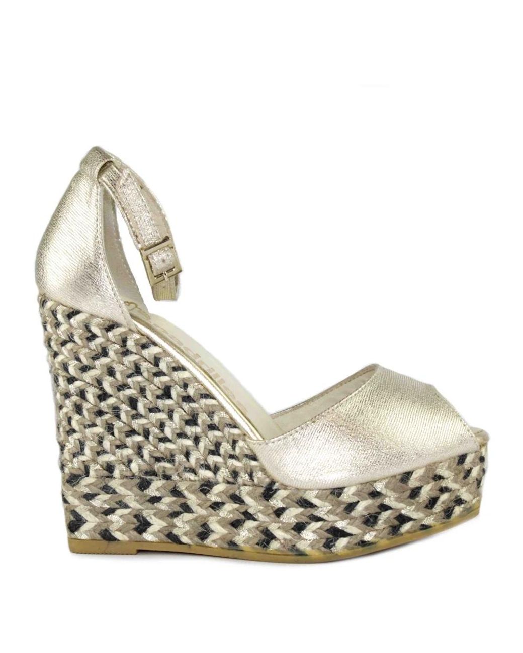 Espadrilles Metallic Wedges