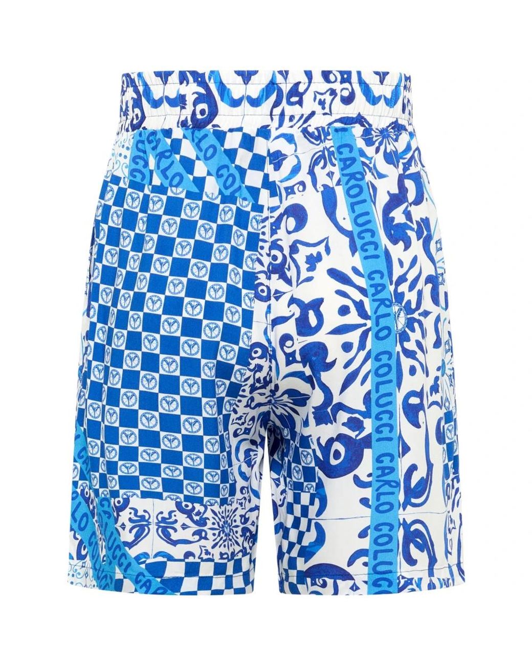 carlo colucci Blue Casual Shorts for men