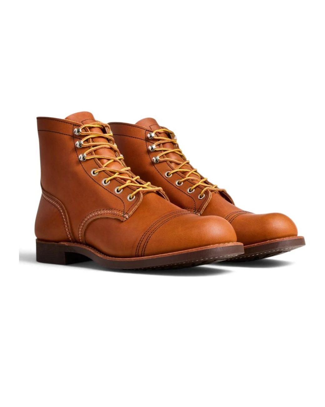 Red Wing Brown Lace-Up Boots for men
