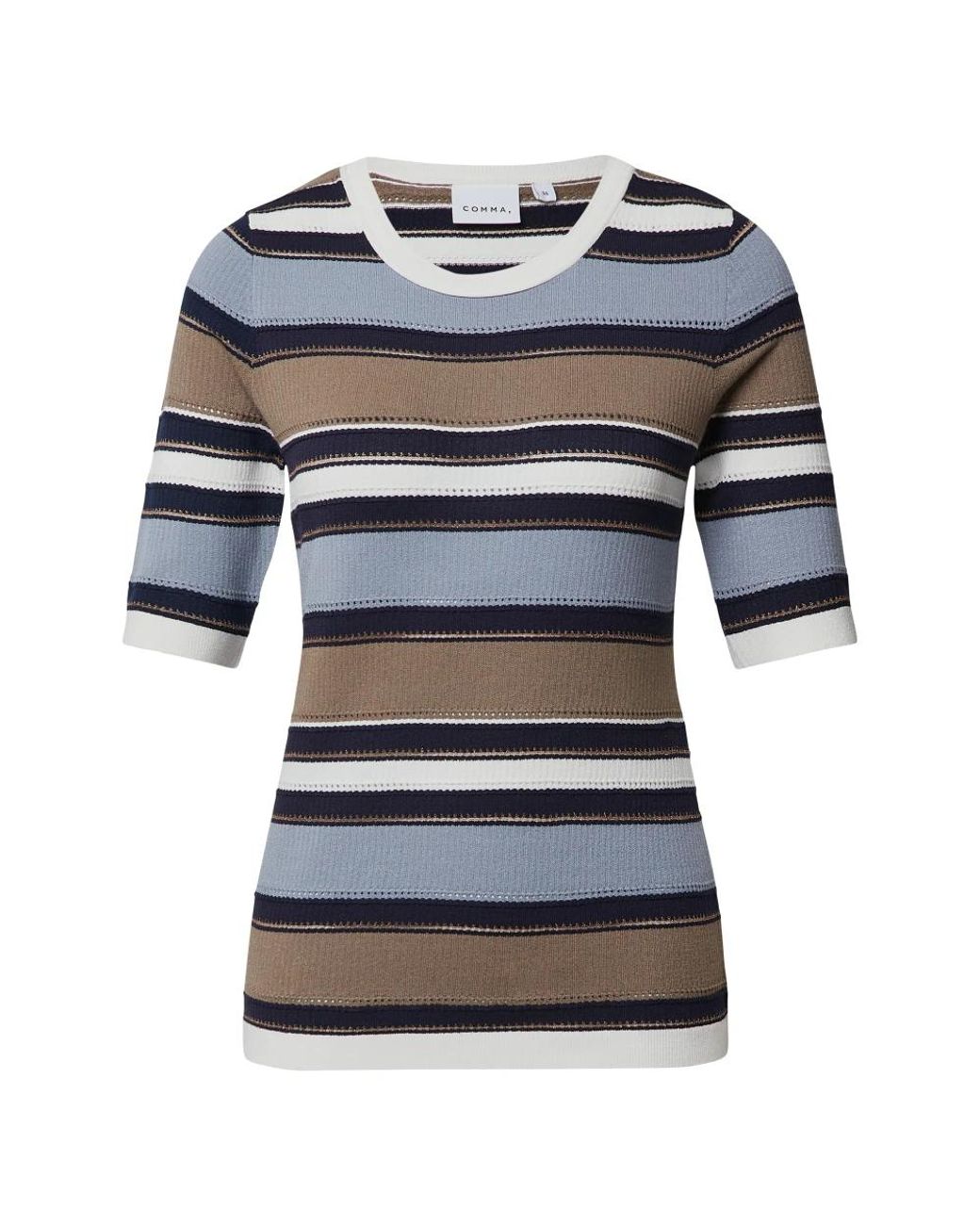 Comma, Strickpullover in het Blue