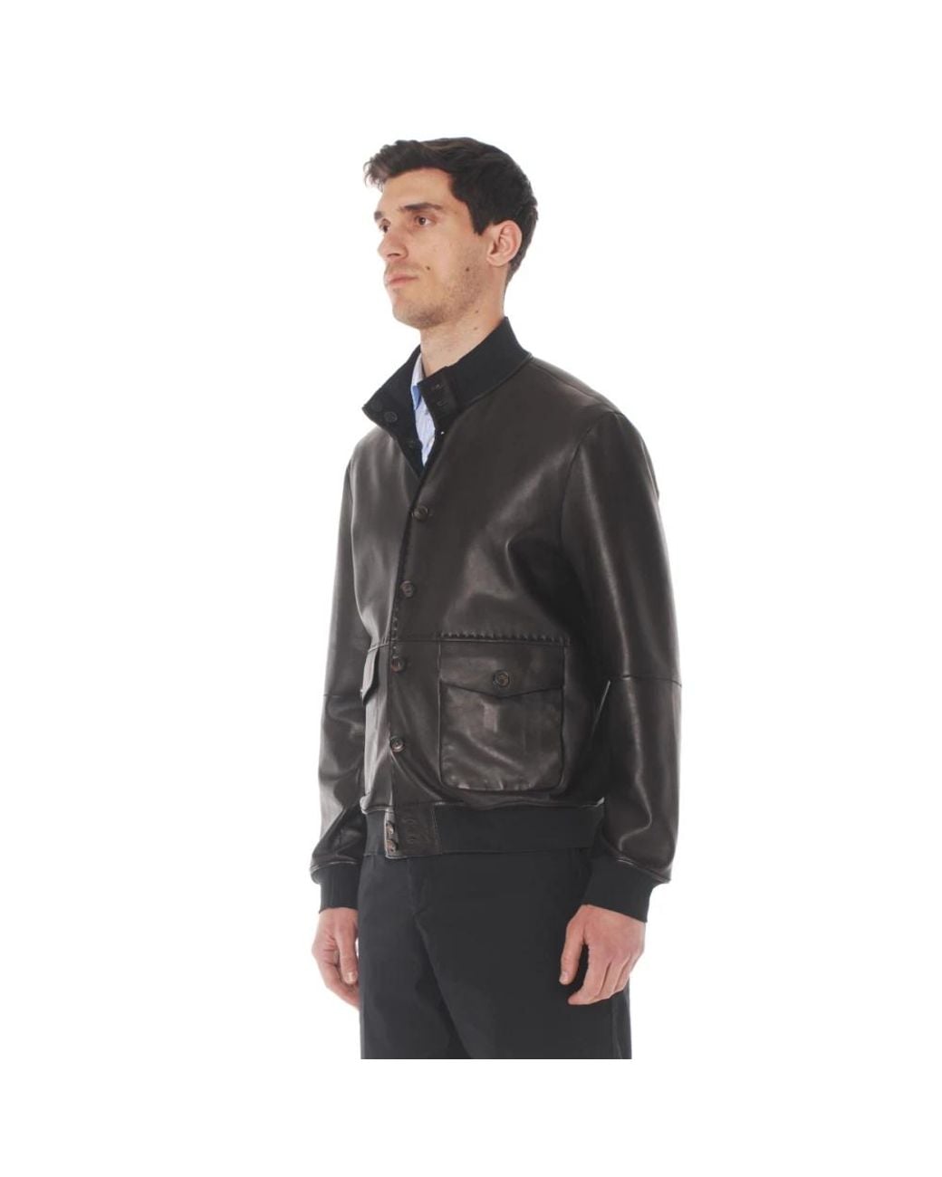 The Jack Leathers Black Bomber Jackets for men