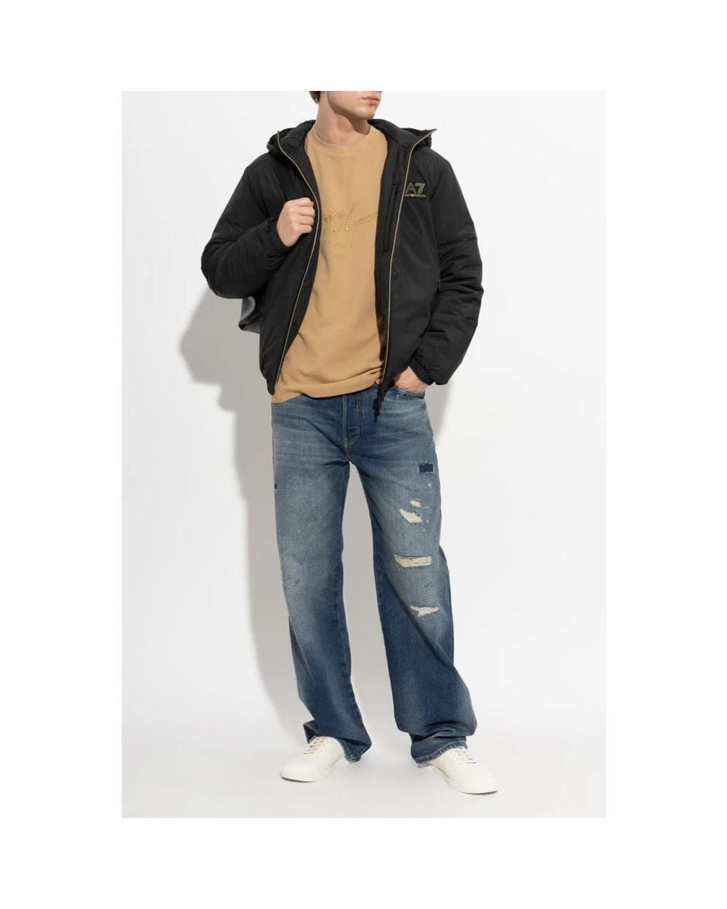 Winter Jackets EA7 de hombre de color Black