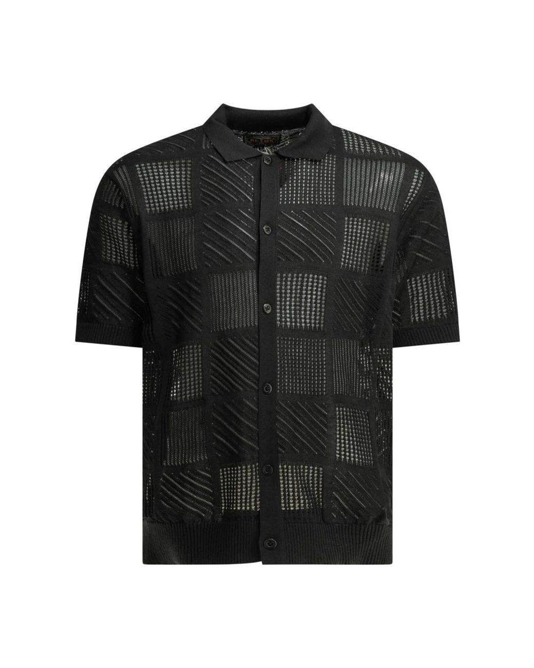 Beams Plus Black Short Sleeve Shirts for men