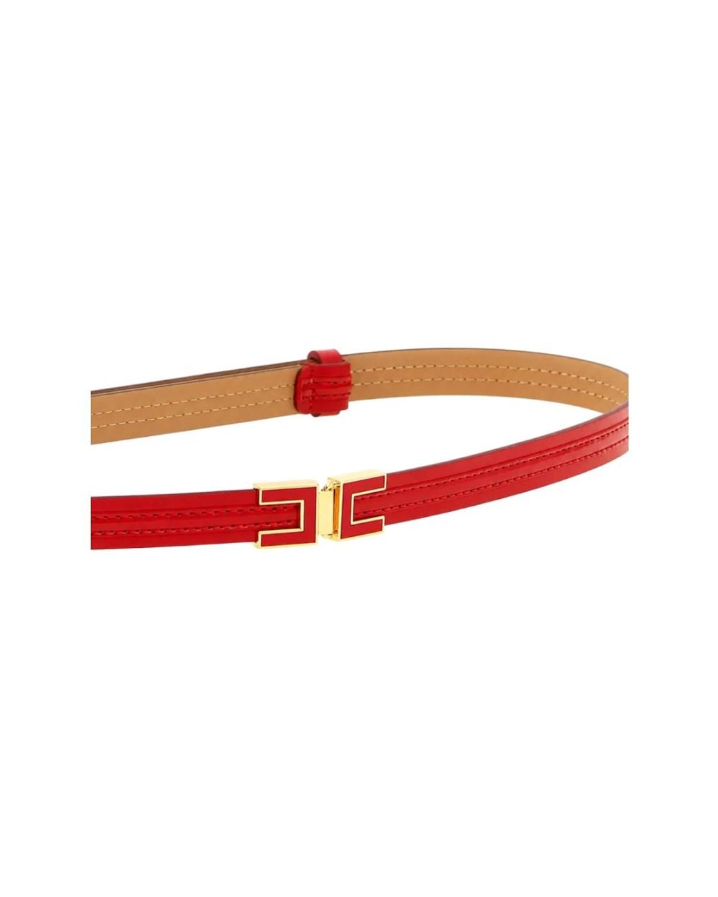 Elisabetta Franchi Red Belts