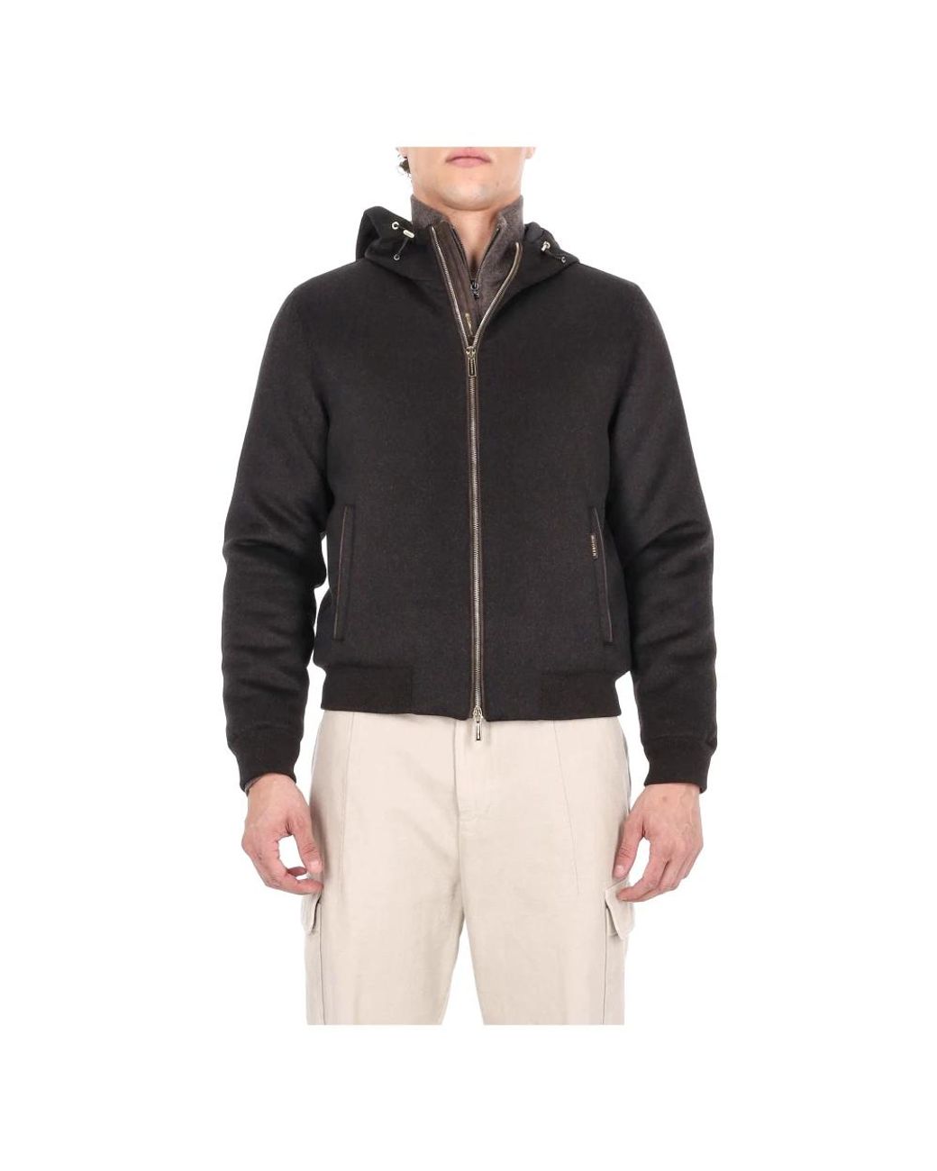 Winter Jackets Moorer pour homme en coloris Black
