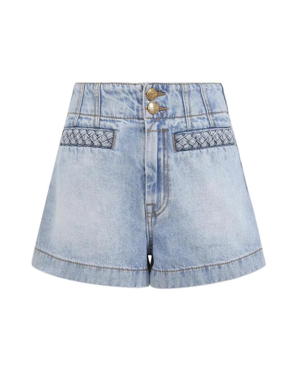 Zimmermann Blue Denim Shorts