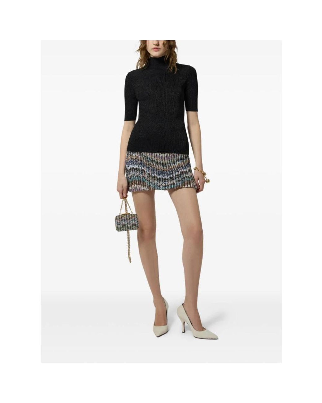 Missoni Gray Short Skirts