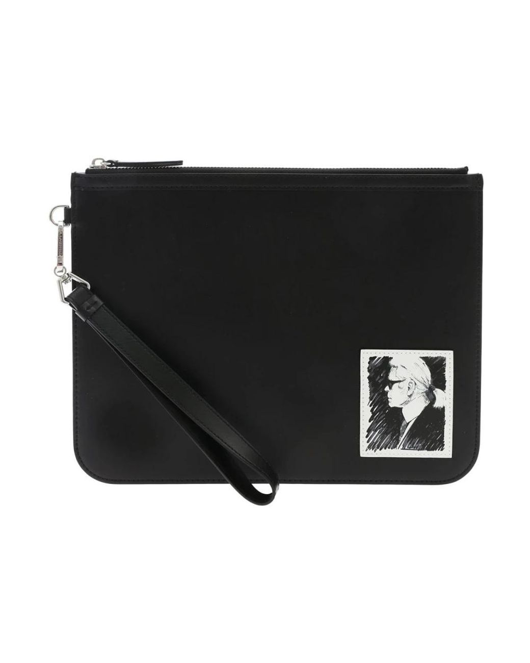 Karl Lagerfeld Black Clutches