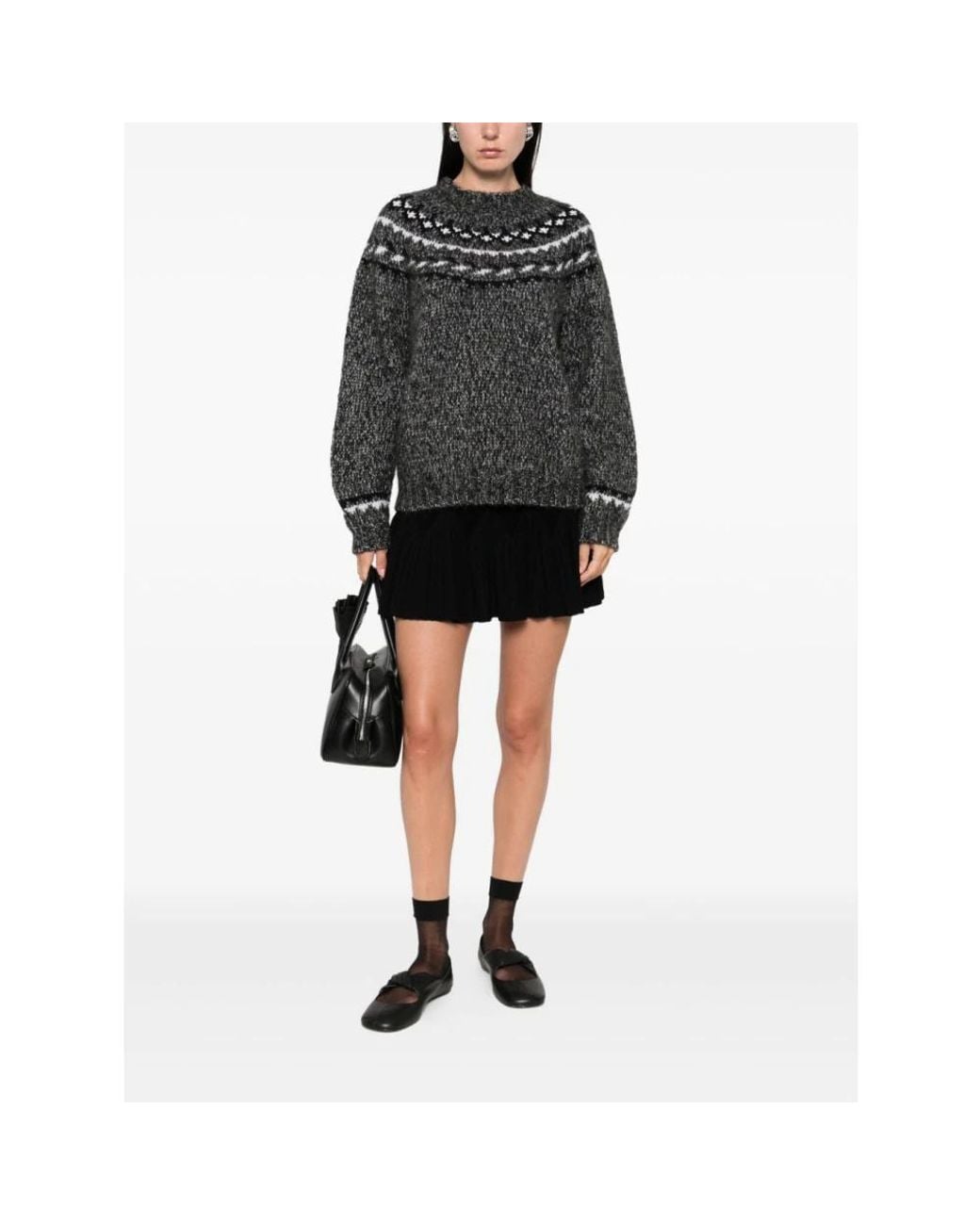 P.A.R.O.S.H. Black Round-Neck Knitwear