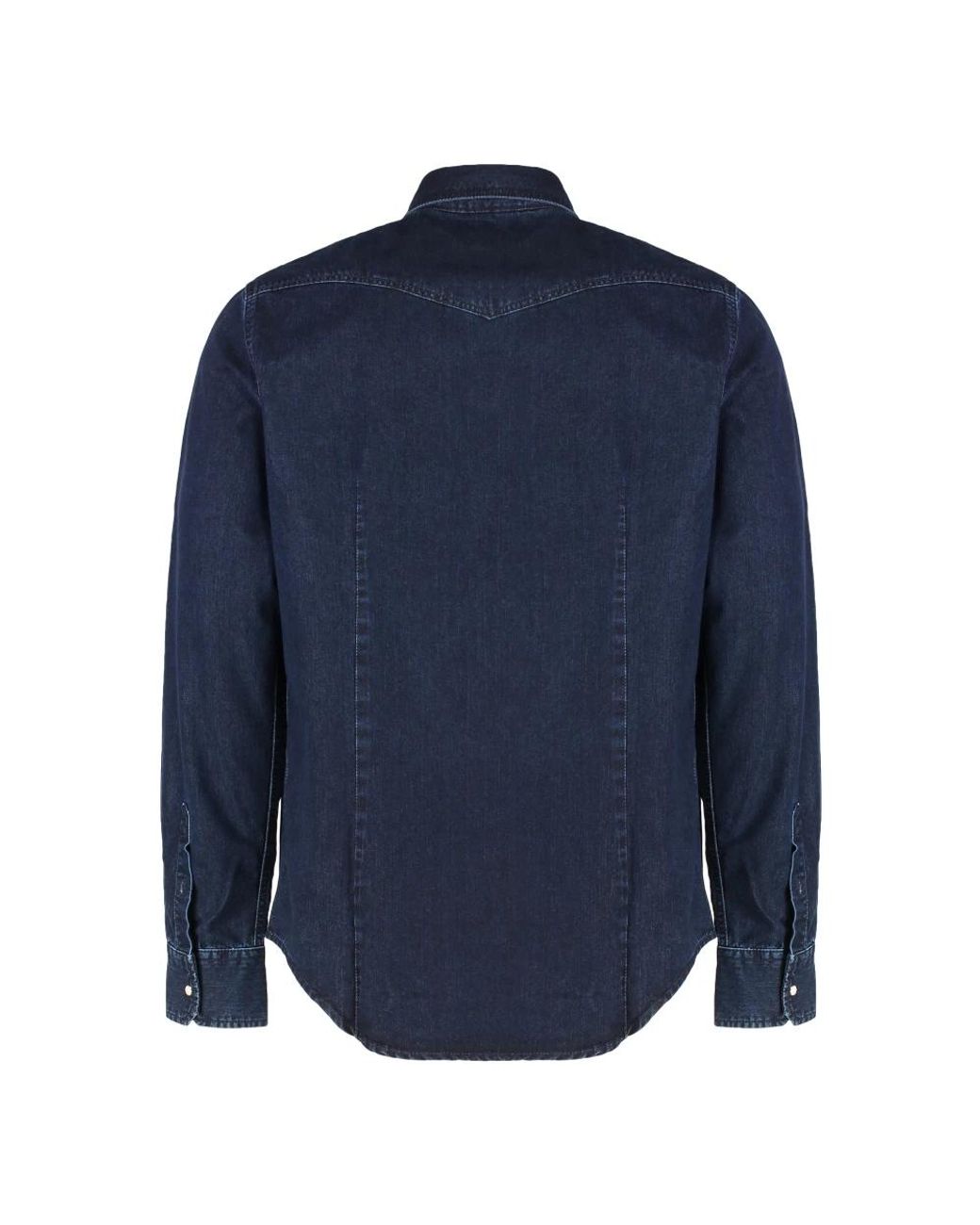 Moorer Blue Denim Shirts for men