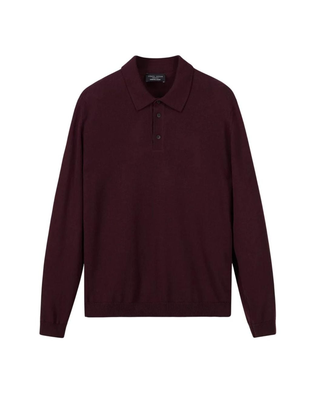 Roberto Collina Purple Polo Shirts for men