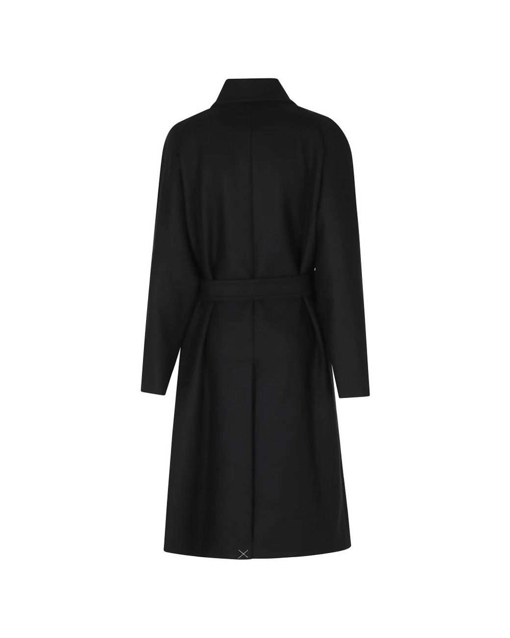 Fay Black Belted Coats