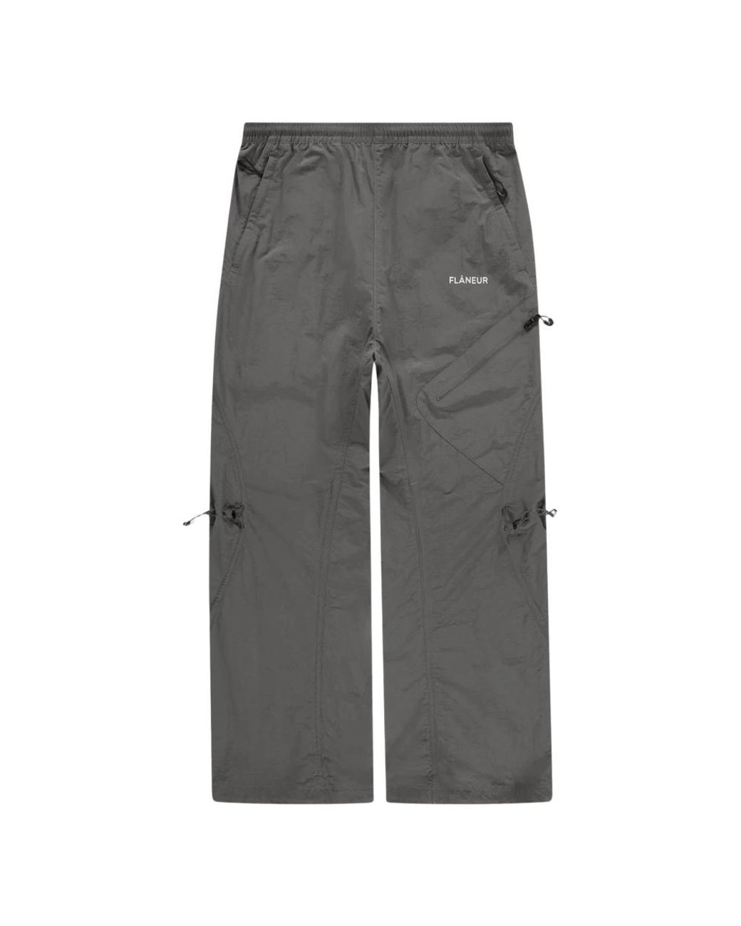 flâneur Broeken ,Grijs ,Nylon Grijze Nylon Utility Broek in het Gray voor heren
