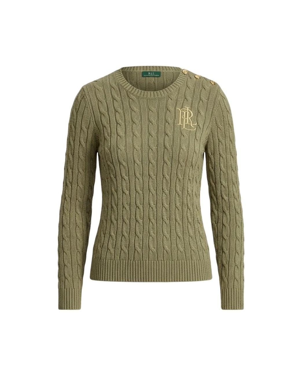 Ralph Lauren Green Round-Neck Knitwear