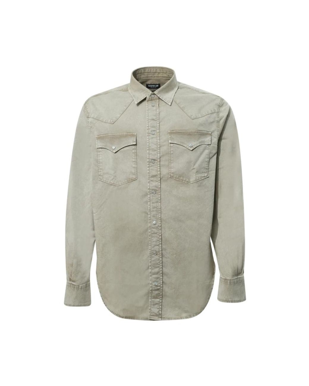 Dondup Texan Shirt in het Gray voor heren