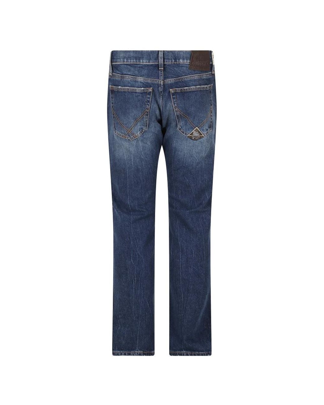 Roy Rogers Blue Straight Fit Jeans for men