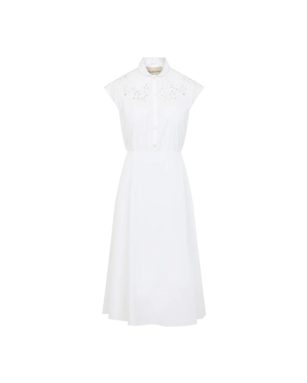 Valentino White Midi Dresses