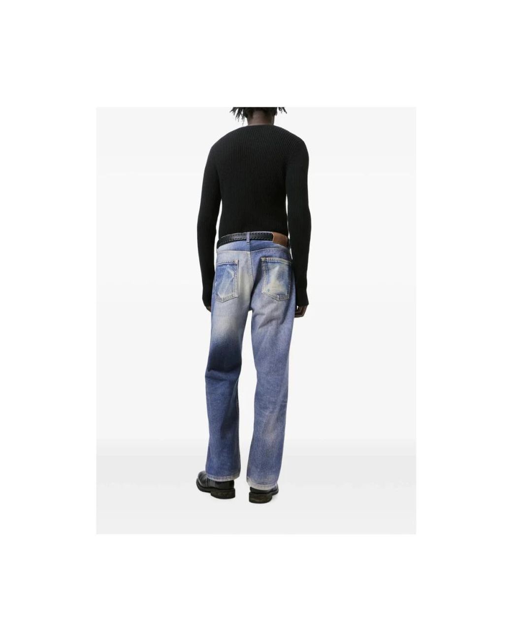 Our Legacy Blue Straight Fit Jeans for men