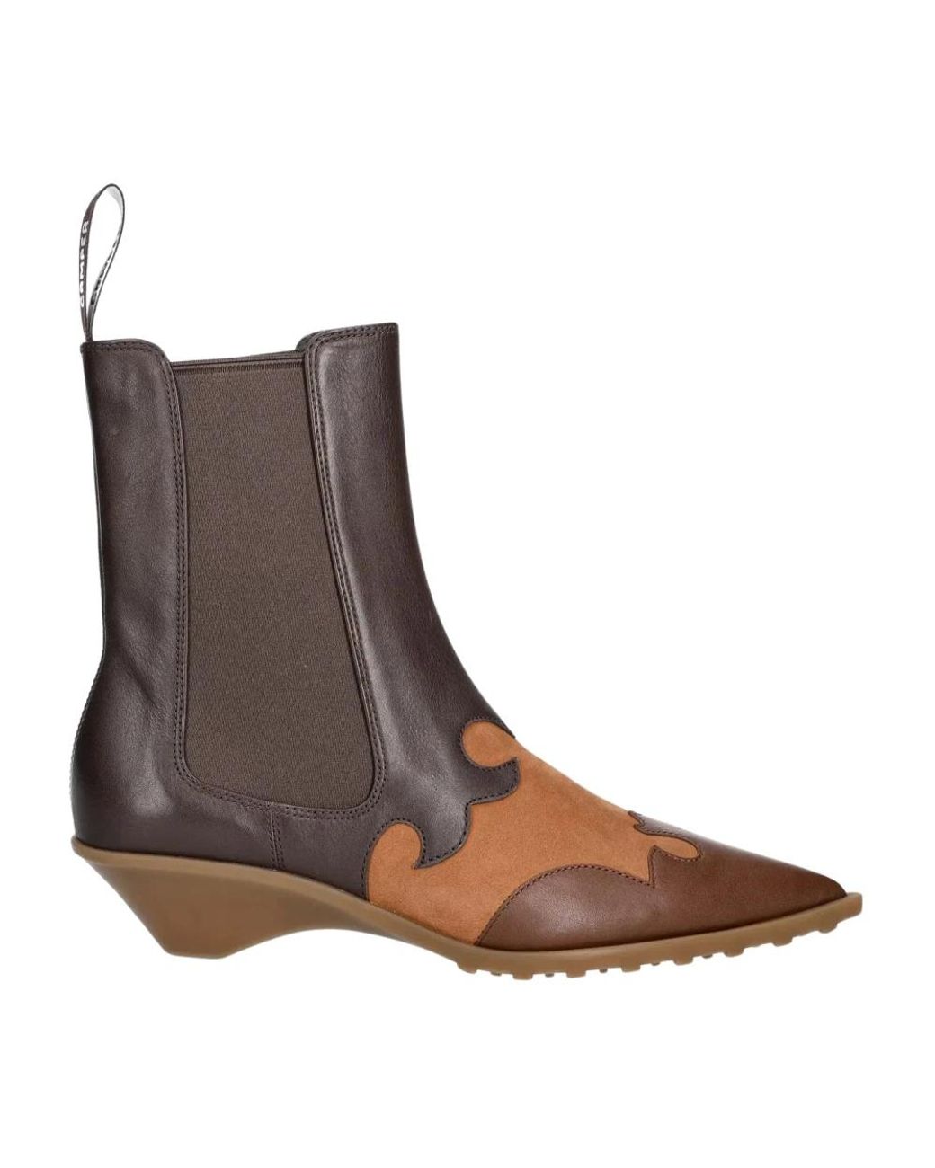 Camper Brown Cowboy & Biker Boots