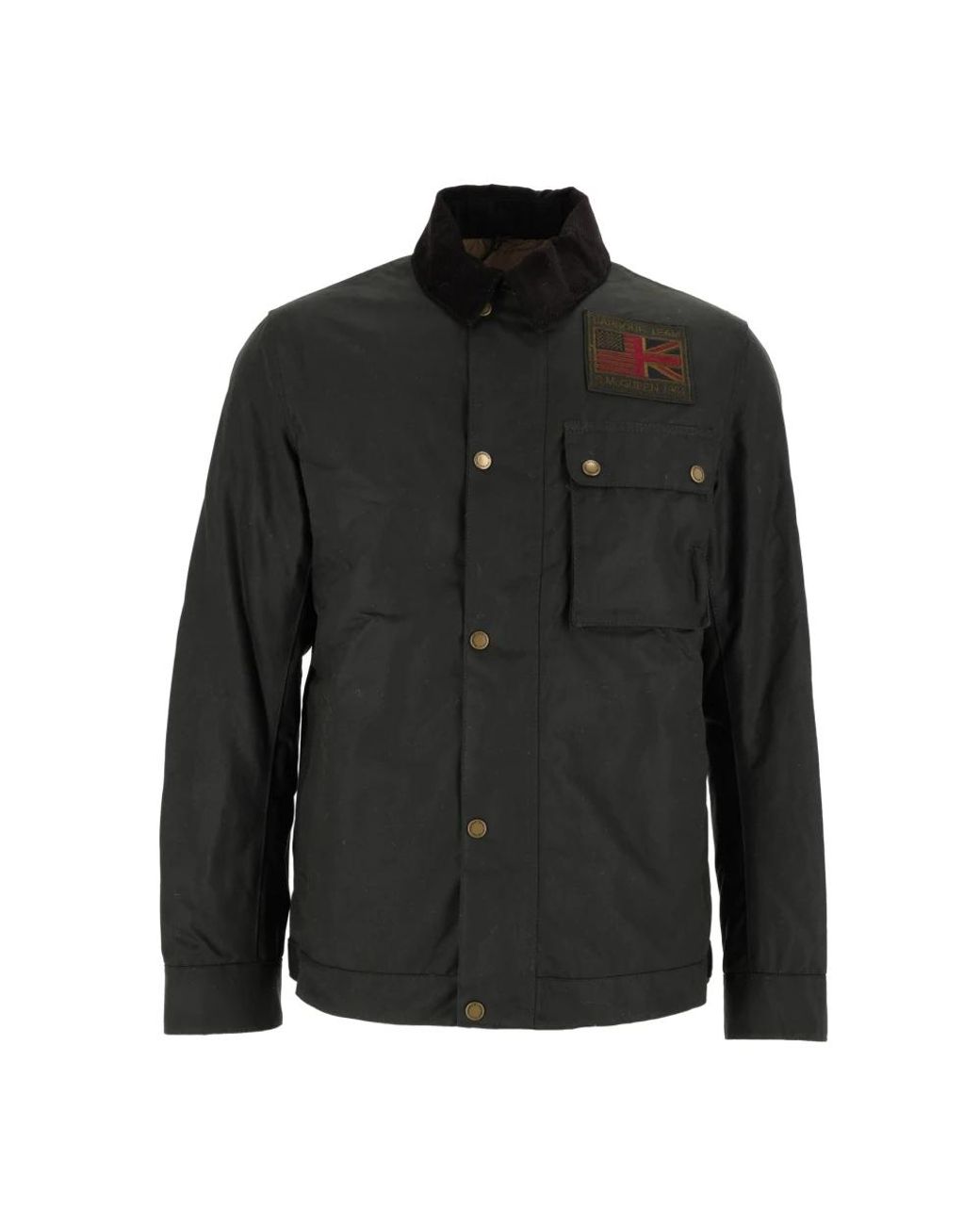 Barbour Workers Wax Jacket in het Black voor heren