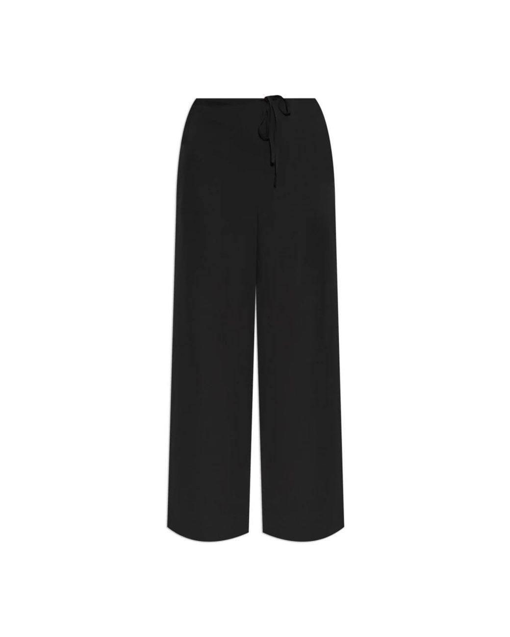 Theory Black Wide Trousers