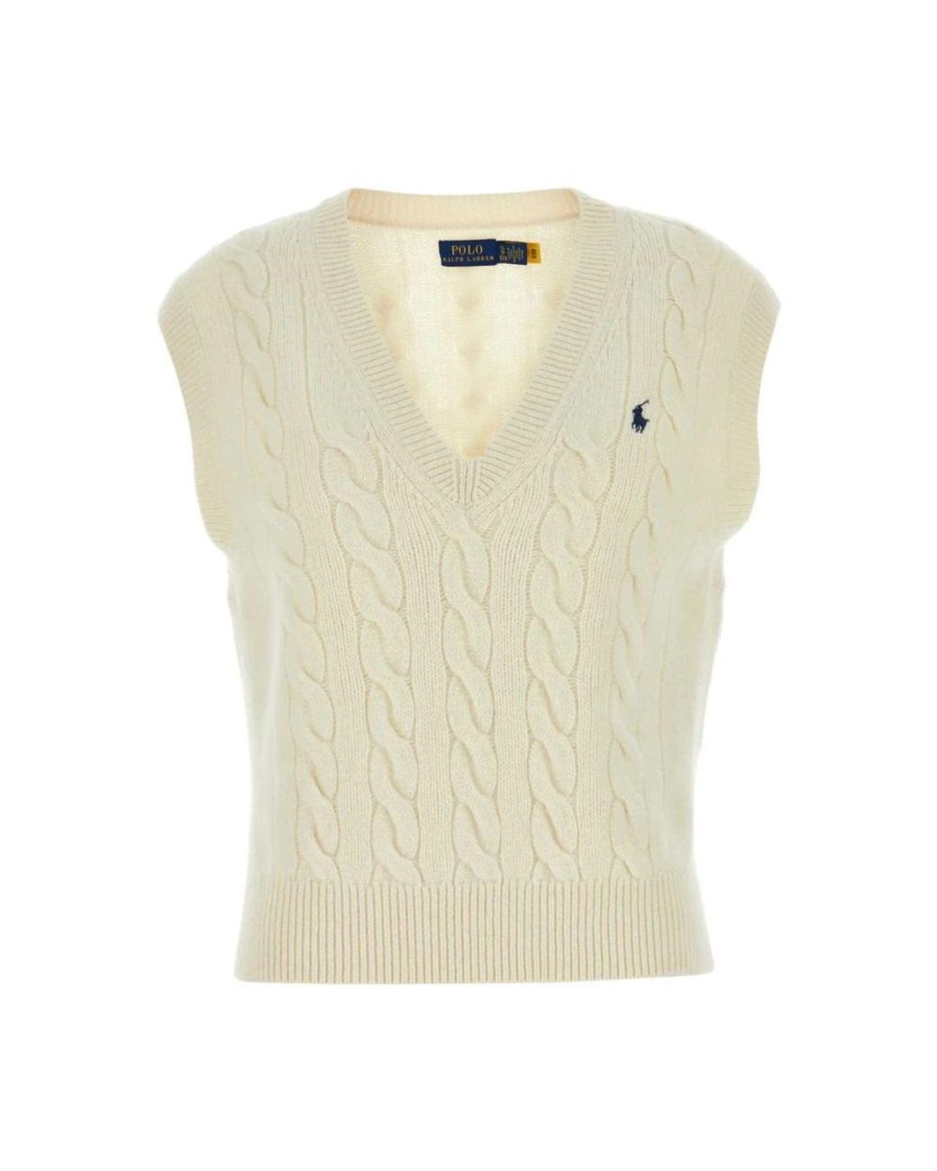 Polo Ralph Lauren Natural V-Neck Knitwear