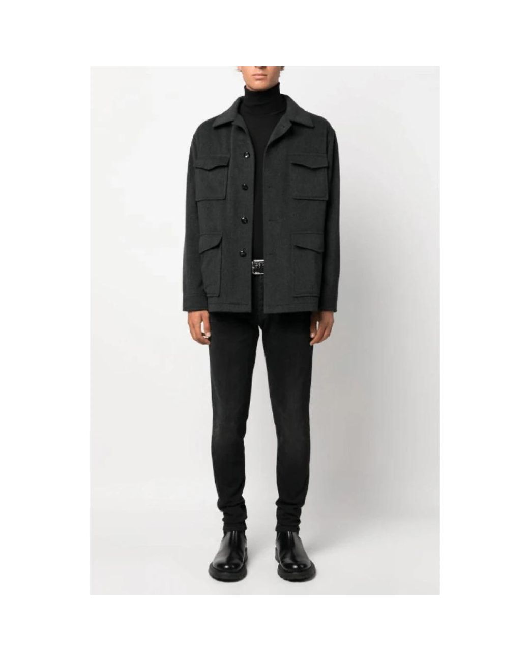 Lardini Black Slim Fit Jeans for men