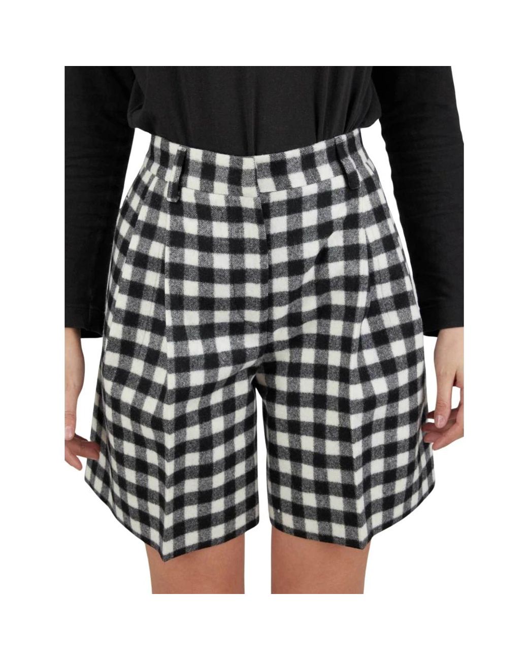 Kiton Black Casual Shorts