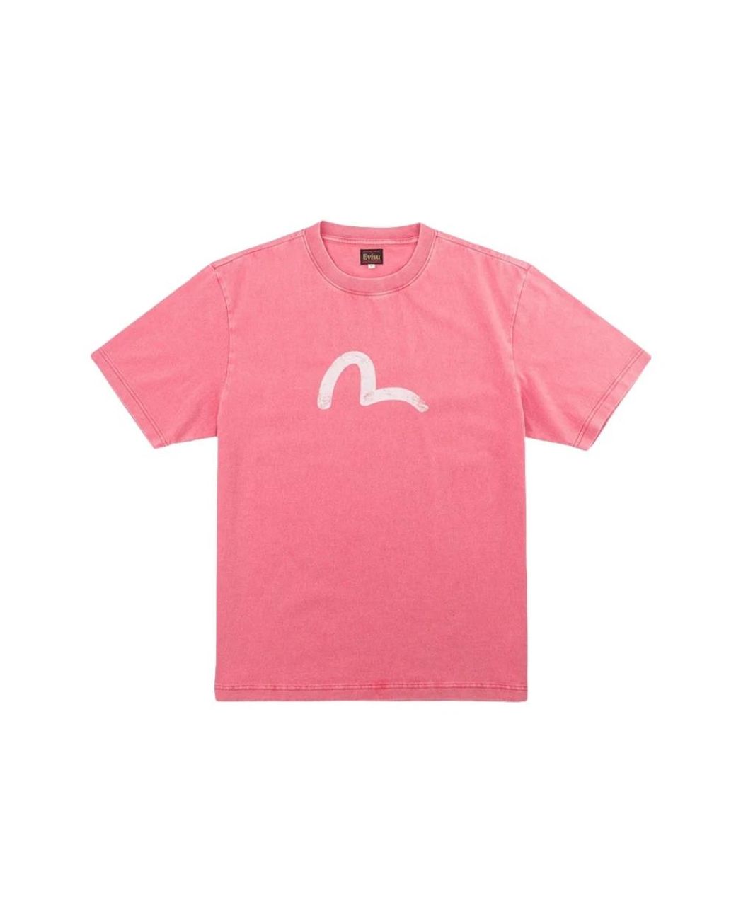 Evisu Bold Seagull S/S Tee in Pink für Herren