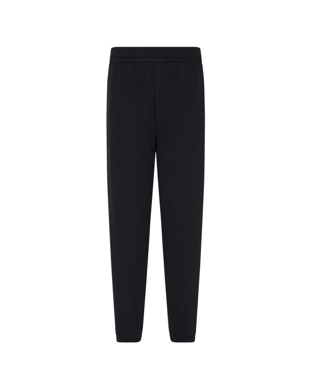 Emporio Armani Black Sweatpants for men