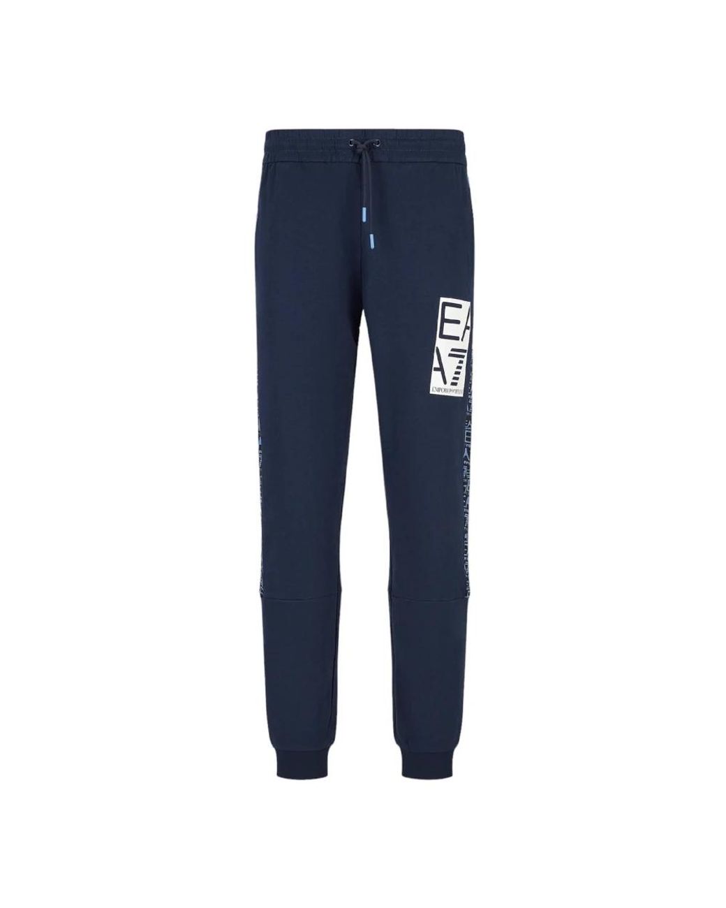 EA7 Broeken ,Blauw ,Blauwe Slim Fit Broek in het Blue voor heren