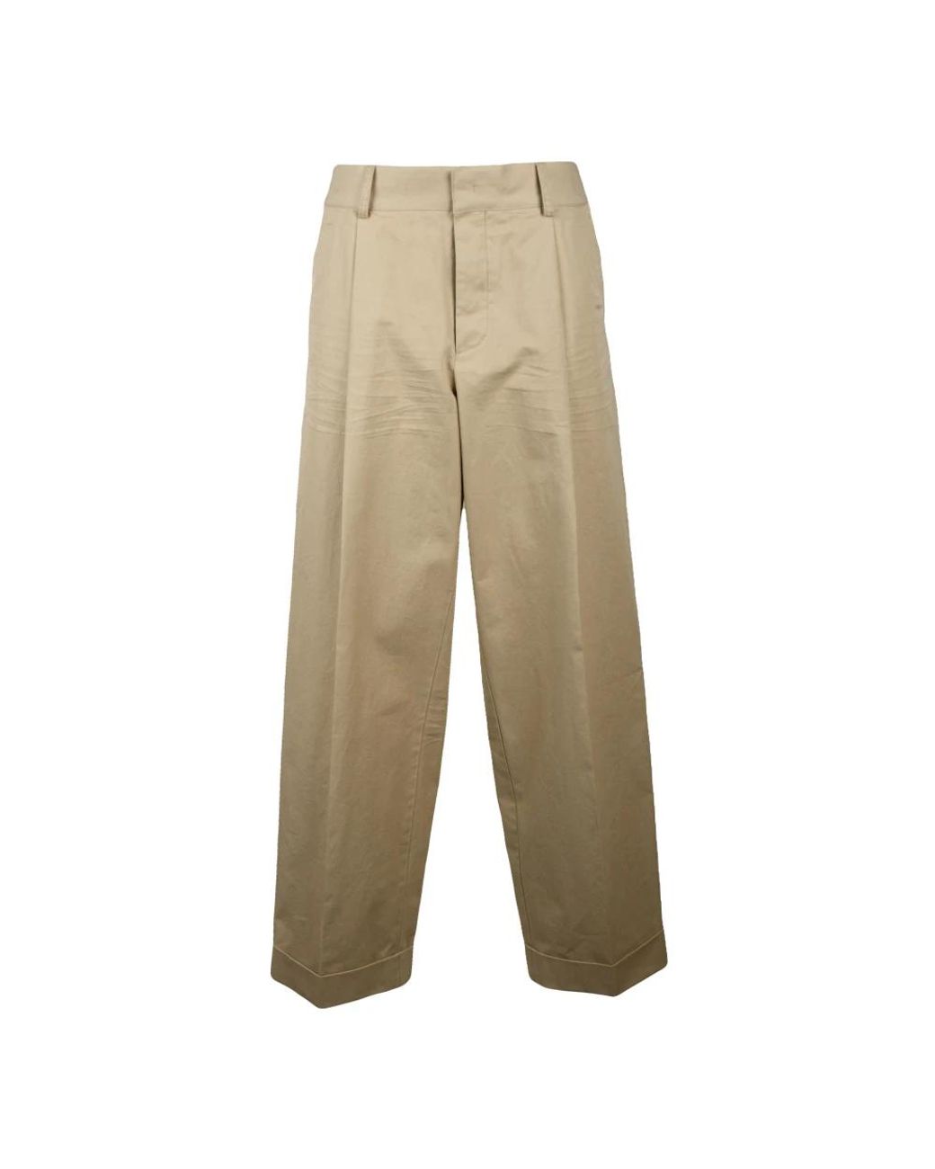 Wide Trousers DSquared² de color Natural
