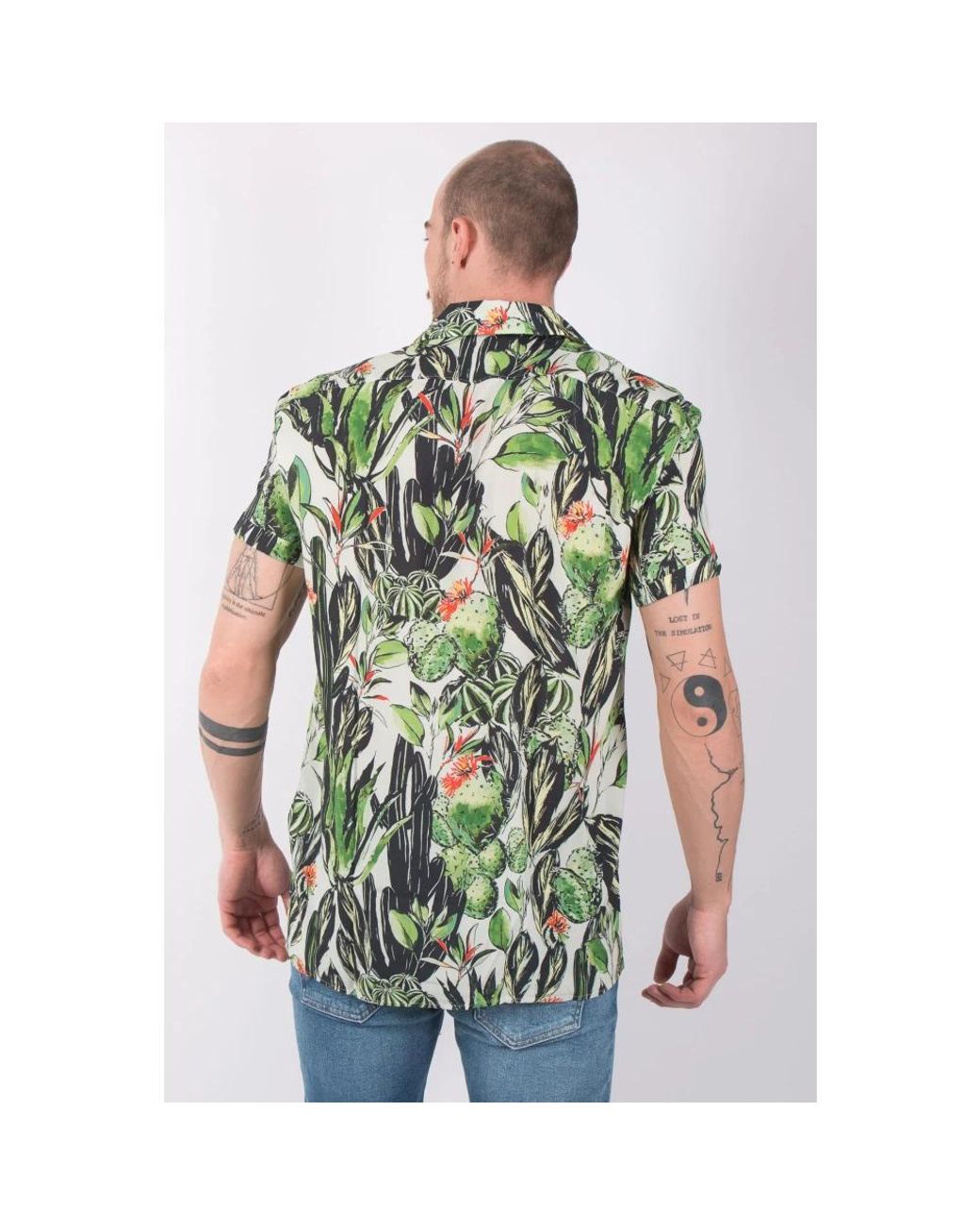 Drykorn Green Short Sleeve Shirts for men