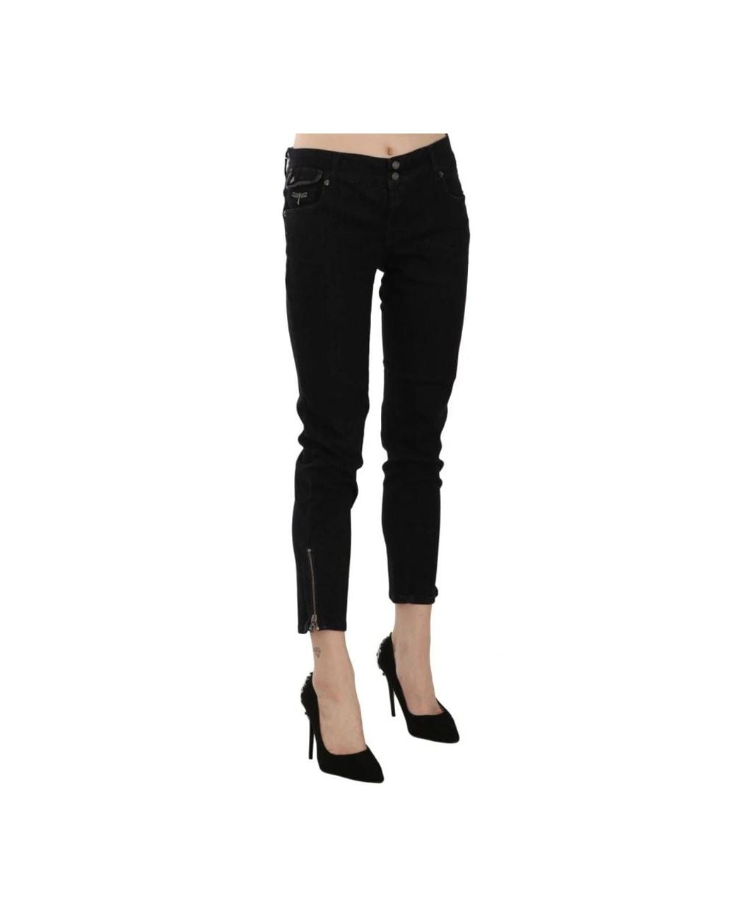 John Galliano Black Skinny Fit Jeans