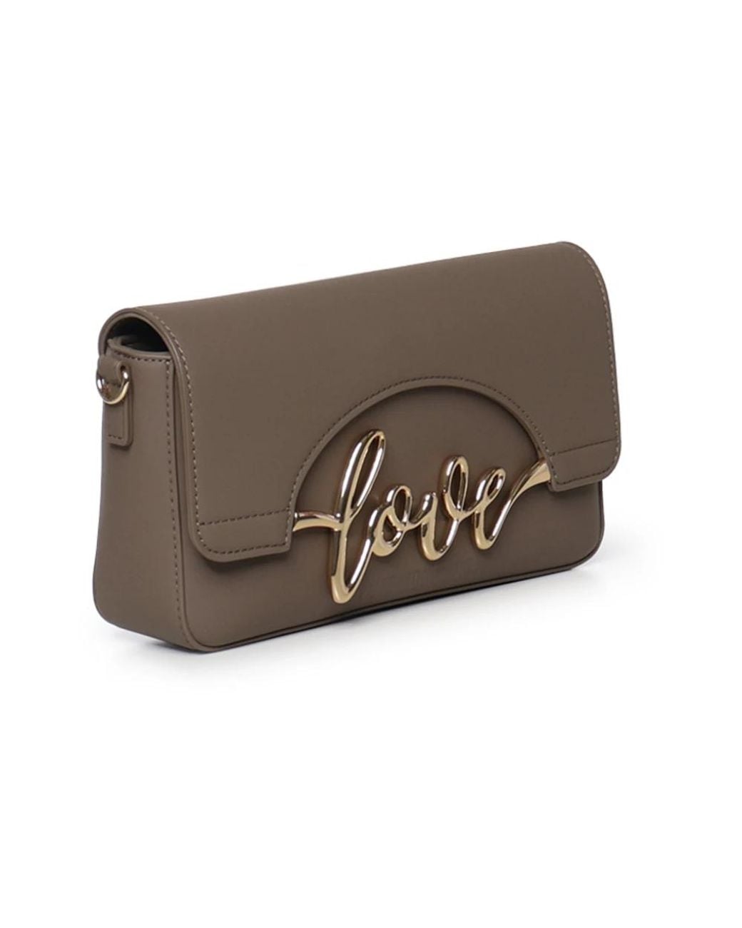 Love Moschino Gray Shoulder Bags