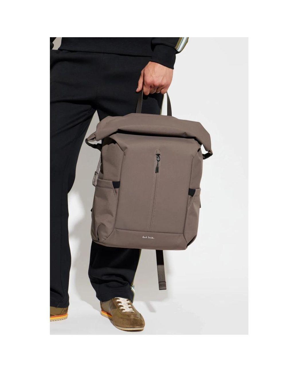 Paul Smith Logo Rucksack in Black für Herren