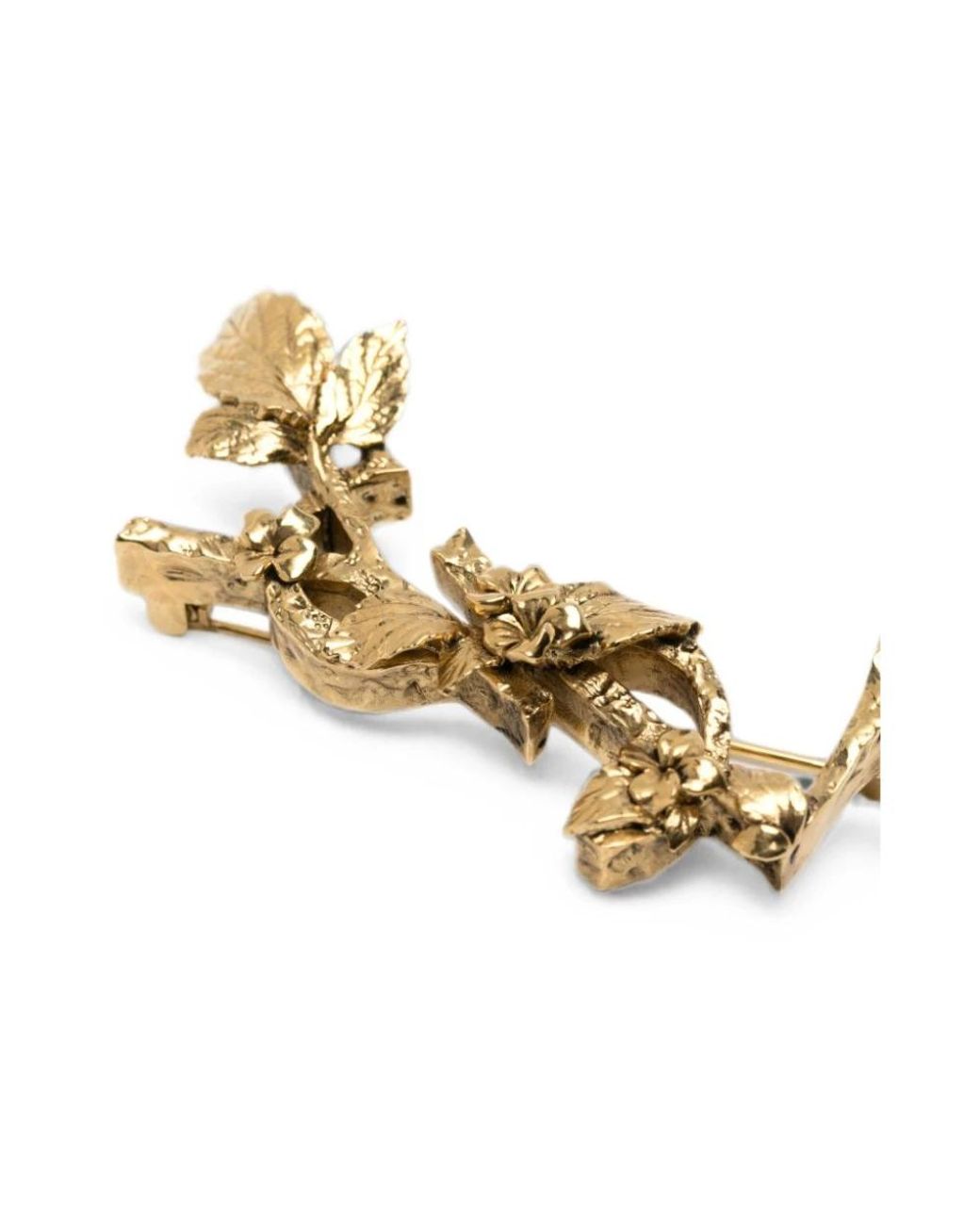 Saint Laurent Metallic Brooches