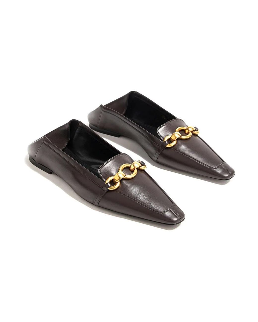 Saint Laurent Black Ballerina Shoes