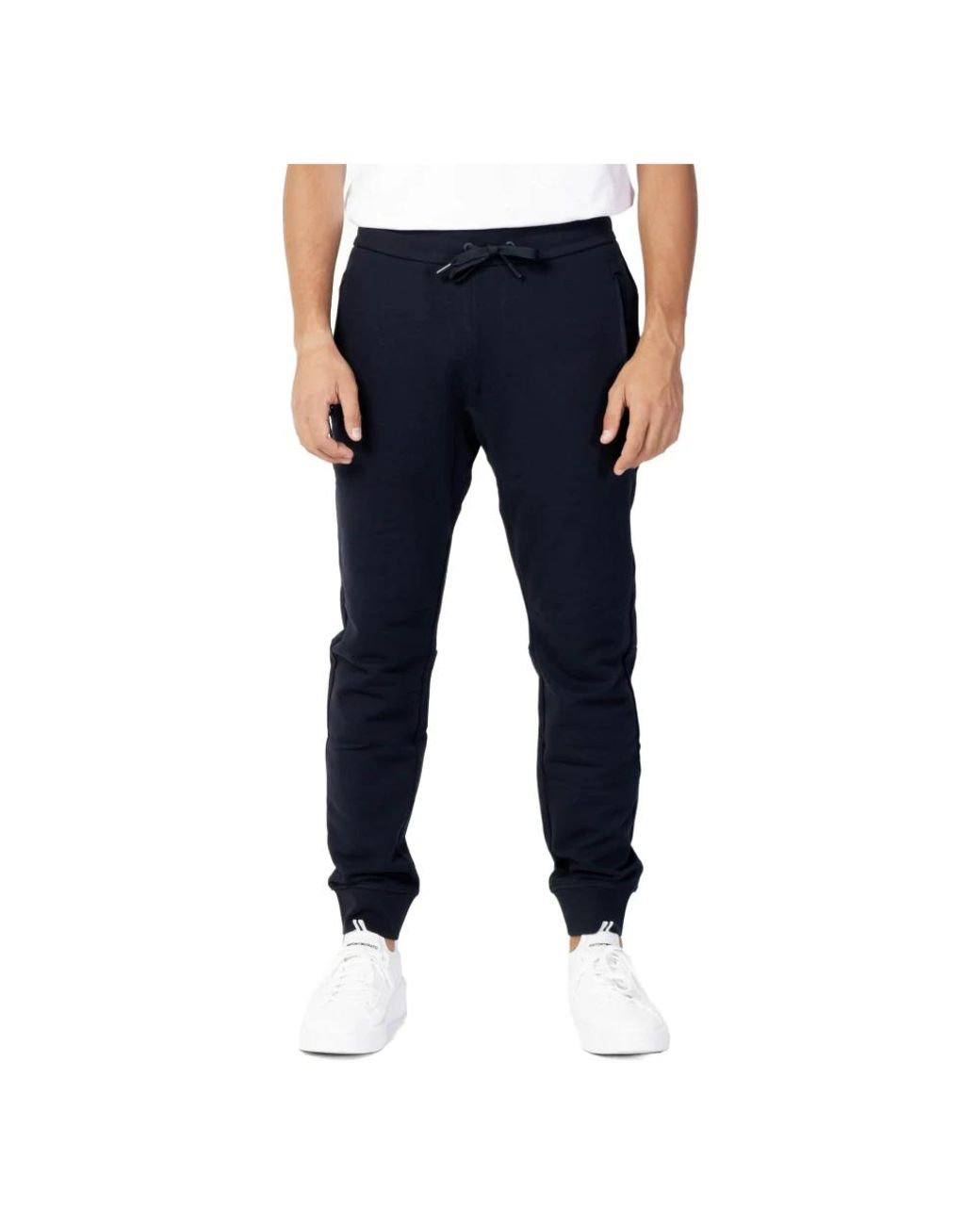 ARMANI EXCHANGE Broeken ,Blauw ,Katoen Soft Yarn Jogger Pants in het Blue voor heren