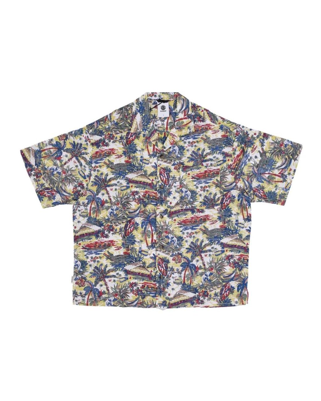 Element Blue Short Sleeve Shirts for men